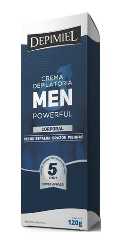 Crema Depilatoria Men Powerful X120 Gr Depimiel