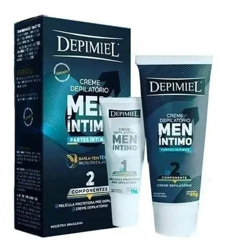 Kit Depilatorio Depimiel Crema Hombre Corporal + Intima Full