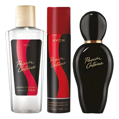 Set Pasion Gitana Avon Volumen De La Unidad 50 Ml