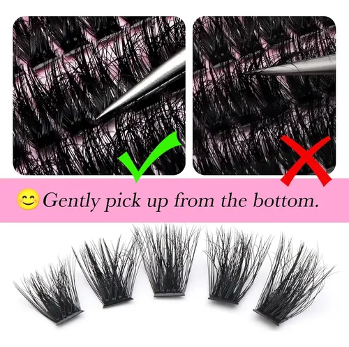 Extensiones De Pestañas Sultrya 280pcs 9-16mm 80d 100d