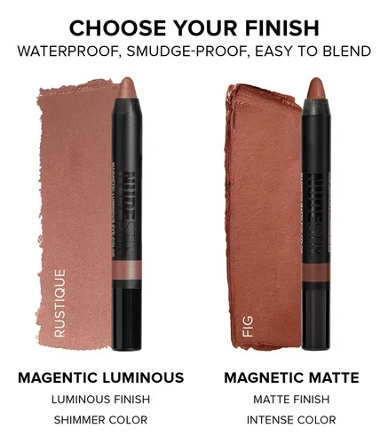 Nudestix Lápiz Magnético Mate De Color De Ojos, Night Mate
