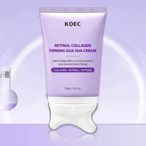 Crema Antirrugas Cuello Escote Papada Con Gua Sha Retinol