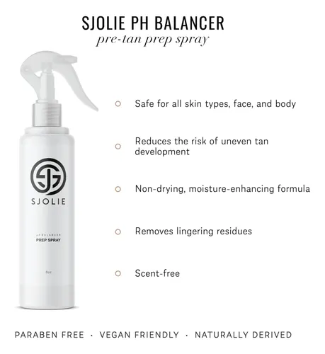 Spray Bronceador Y Equilibrador Del Ph Sjolie Sunless 240 Ml