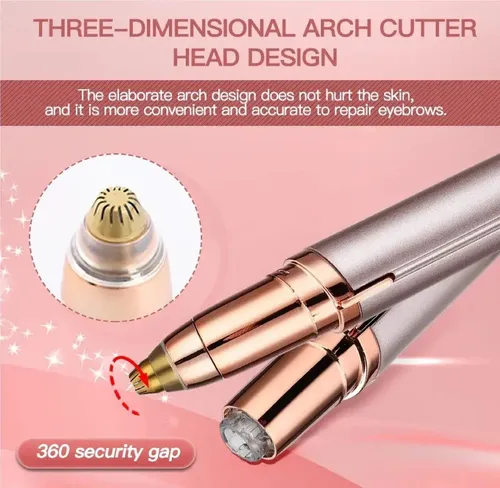 Depiladora Lapiz Portátil Para Rostro Vello Facial Cejas Usb