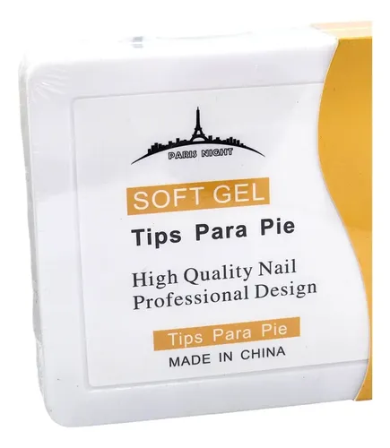 Tips Pará Pies Alta Calidad Soft Gel Paris Nigth