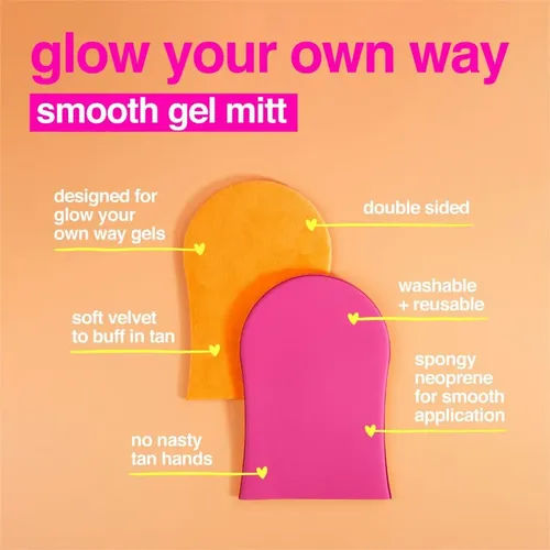 Manopla Autobronceadora B.tan Glow Your Own Way, De Gel Suav