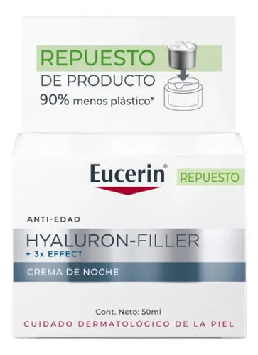 Eucerin Hyaluron Filler Repuesto Crema Facial Noche Arrugas