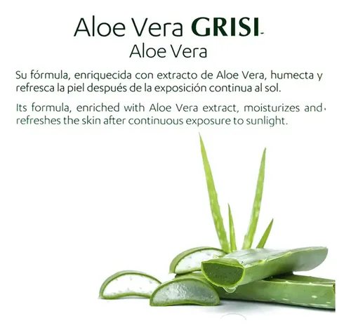 Crema Facial Y Loción Corporal Grisi Aloe Vera Freshness 112