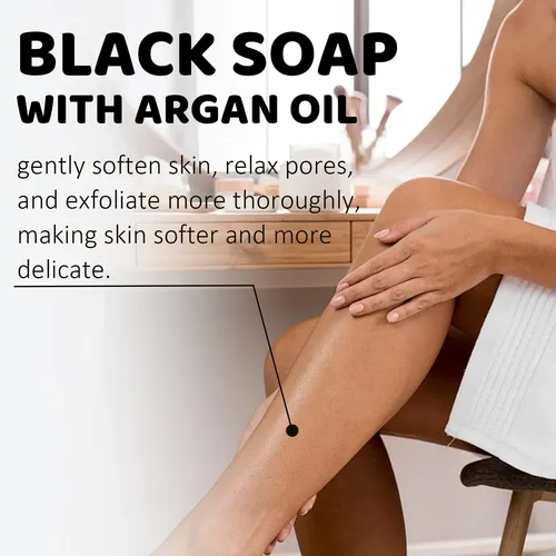 Jabón Corporal Mr.a Moroccan Black Con Aceite De Argán, 150
