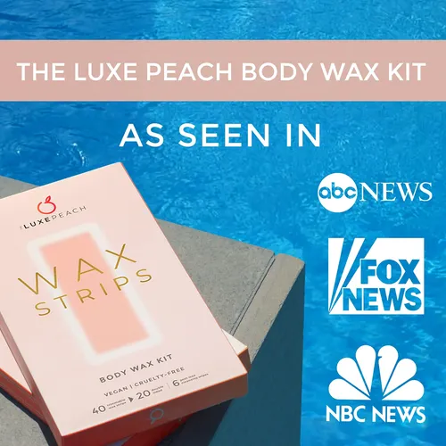 Wax Strips The Luxe Peach, Depilación Vegana, 40 Tiras