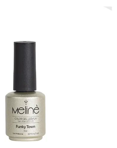 Esmalte Color Gel Uvled Semipermanente Meline Tono 602-funky Town