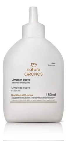 Repuesto De Espuma de Limpieza Suave Natura Chronos Para Todo tipo de Piel 150 Ml
