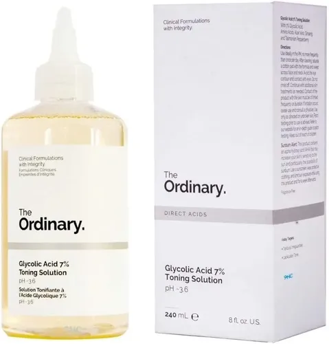 Tónico Ácido Glicólico 7% The Ordinary. 240ml Todo Tipo De Piel Noche