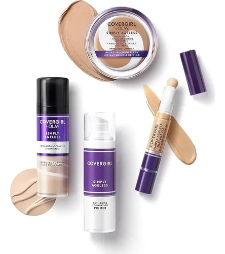 Base Y Polvo Antiarrugas Covergirl Simply Ageless
