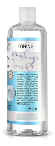 Agua Micelar Dermatouch, Colágeno Y Ácido Hialurónico, 16 On