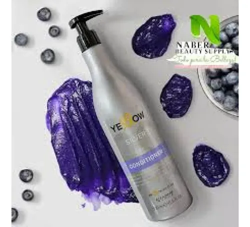 Yellow Acond Silver X 500 Ml Matizante Rubios Alfaparf