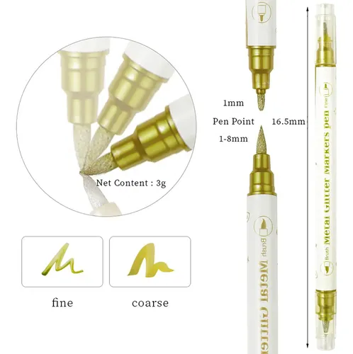 Juego De Bolígrafos For Decoración De Uñas, Rotuladores -y