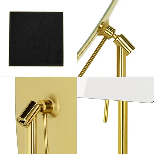 Espejo De Maquillaje De Mesa Con Aumento 5x Dowry De Acero I