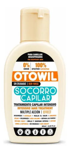 Otowil Socorro Capilar Reparador Sin Enjuague Vegano 60g