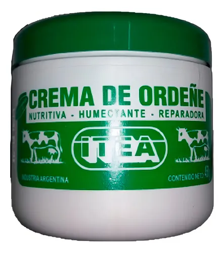 Crema De Ordeñe Nutritiva Reparadora Con Aloe Vera 150g Itea Fragancia Neutro
