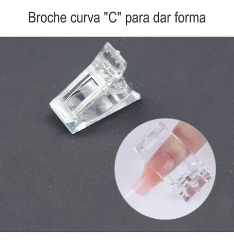 Kit Powder Gel Uv Led Clear P Capsulas Dual System S Poligel