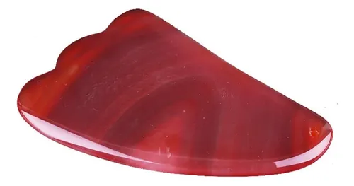 Piedras Masaje Facial Gua Sha Rojo Para Spa Y Relax