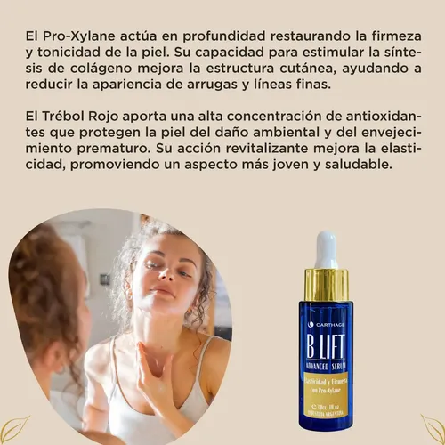 Serum Reafirmante Carthage Antiarrugas Hialuronico B Lift 30