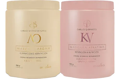 2 Mascaras Ossono X Kg A Eleccion Keratina/argan Peluqueria