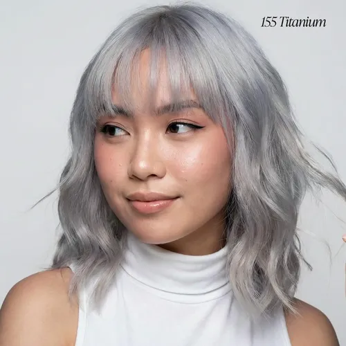 Tinte De Pelo Semipermanente Adore 155 Titanium, 4 Onzas Líq