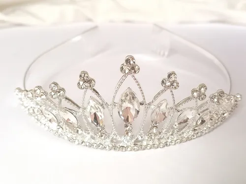 Tiara Tocado Corona De Strass Fiesta 15 Años Novias Bodas