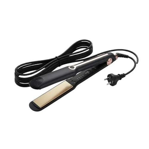 Planchita De Pelo Gx-113217 Plancha Ceramica Alisado Seco Humedo Ionica 45w Negro Gxtronics