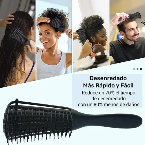 Peine De Masaje De Pulpo Adecuado Para Cabello Rizado 8pcs