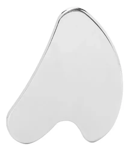 F 2x Rodillo Facial De Acero Inoxidable Gua Sha Tool Face