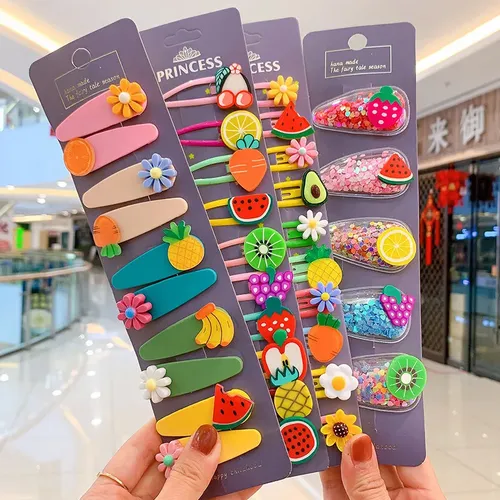 Accesorios De Cabello De Frutas – 10 Piezas Adorables