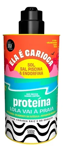 Leave In Pre Sol Proteina Ela E Carioca 500gr Lola Cosmetics