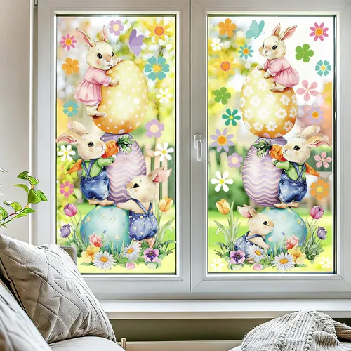 A..a Pegatinas Grandes Reutilizables Con Purpurina