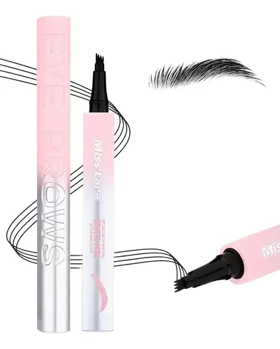 Delineador de Cejas Miss Lara Microblading Negro a Prueba de Agua