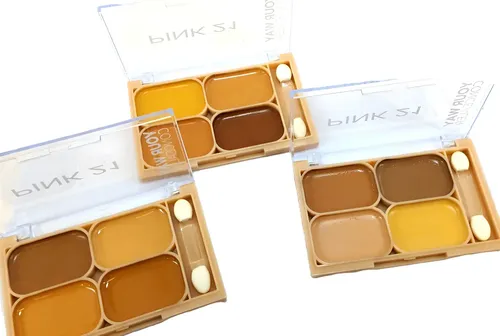 Set 3 Paleta Maquillaje Corrector Concealer Your Way Pink 21