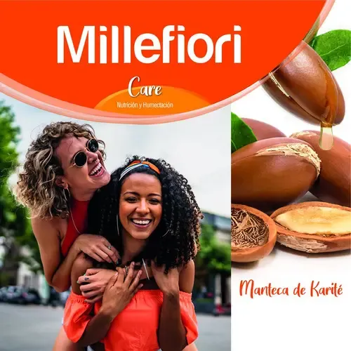 Cera Depilatoria para microondas Millefiori extracto manteca de karite