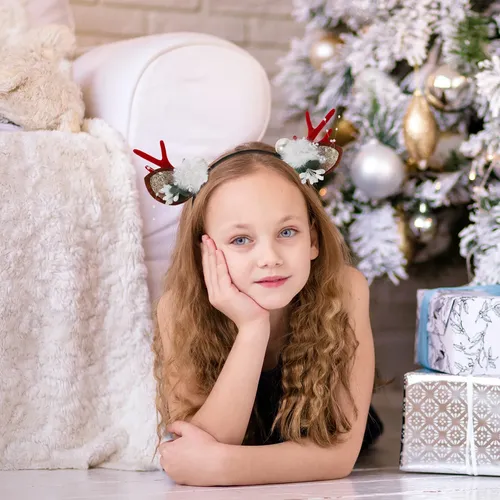 4 Diademas Navideñas Con Astas De Reno – Orejas De Renos