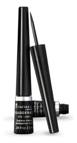 Delineador Líquido De Ojos Rimmel Eye Liner Exaggerate Negro