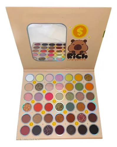 Paleta De Sombras Capibara 42 Colores Sombra Para Ojos