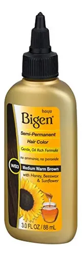 Tinte Semipermanente Bigen, Marrón Medio Cálido, Onza (