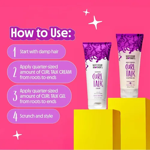 Gel Y Crema Definidores Para Rizos Not Your Mother’s 9.7 Fl