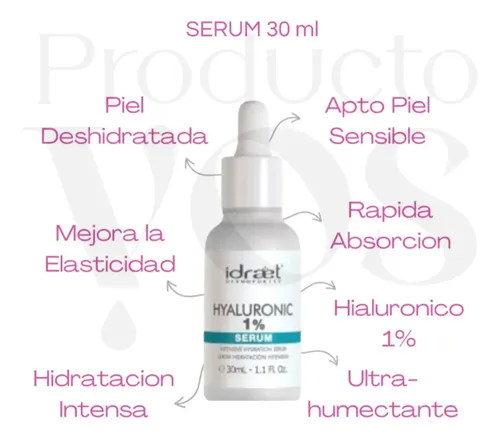 Rutina Skincare Serum Colageno Antiage Hialuronico Idraet