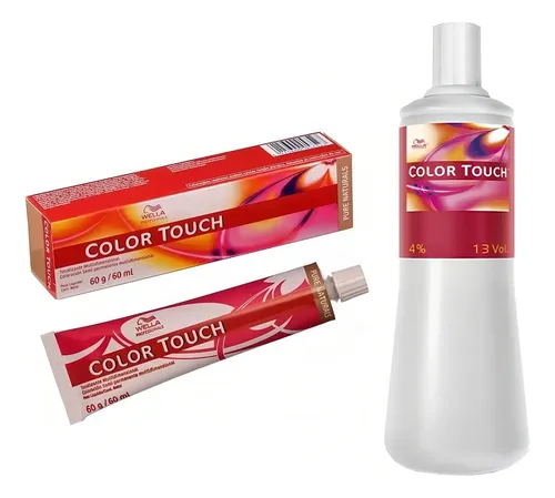 Kit 12 Tinturas Color Touch X60grs Wella + Emulsion X1000ml Tono 13 VOL