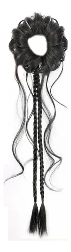 (nb) Extensión De Cabello Sintético Con Moño De Cola De Caba