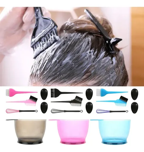 Aplicador De Coloración De Tinte For El Cabello Rosado
