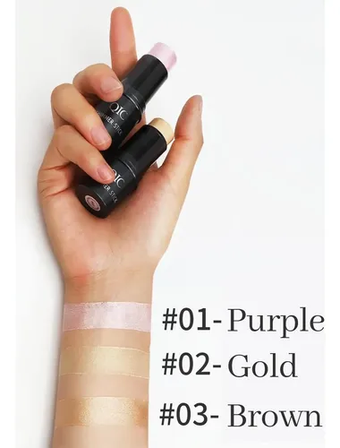 Lápiz Iluminador Multiuso, Brillo Facial Y Corporal, Marca