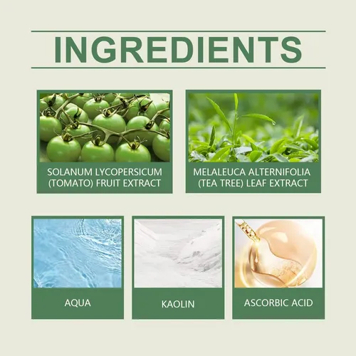 Máscara Facial De Arcilla, Máscara De Arcilla De Tomate Verd